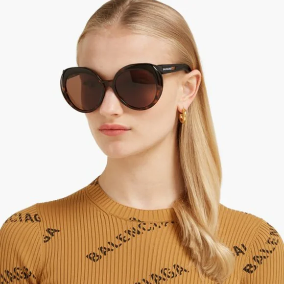 BALENCIAGA バレンシアガ サングラス BB 0024SA 001  ハバナ New Balenciaga Womens BB0024SA BB0024SA 001 Havana Fashion